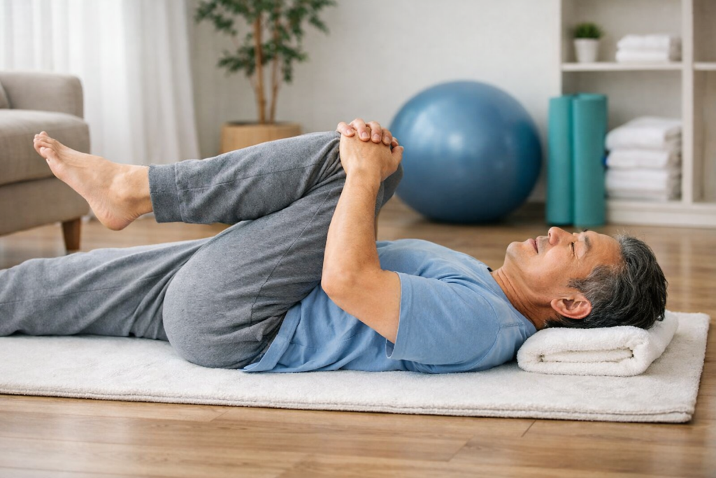 脊柱管狭窄症のストレッチを寝ながら行う方法と効果についての解説
